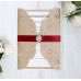 Elegant Invitation Card Laser Cut Paper  Holiday Greeting Card Wedding Invitation